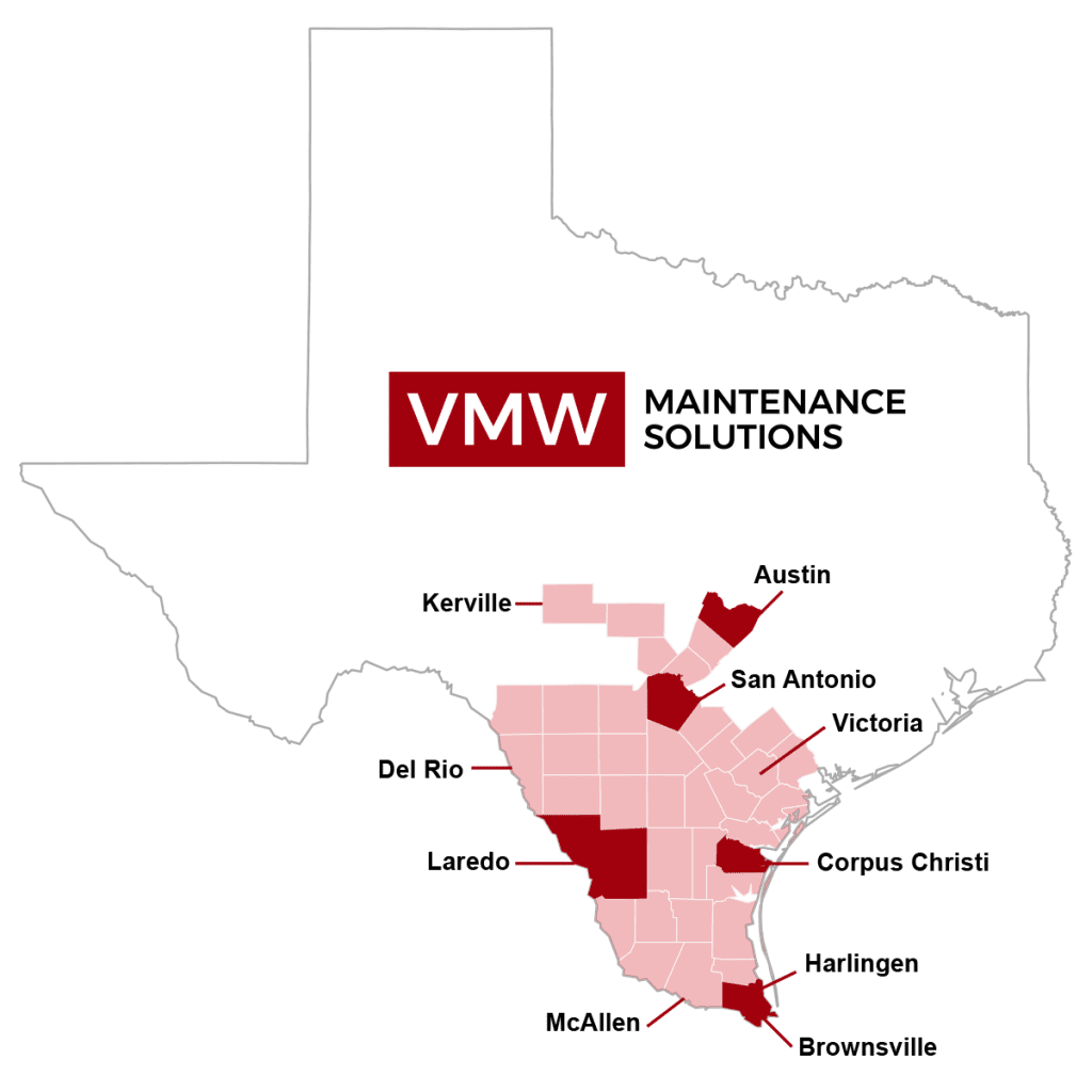 VMW Maintenance Solutions Equipment Maintenance Service Area in Texas